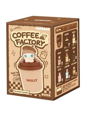 Pop Mart Coffee Factory candle - Dimoo Popcorn Latte
